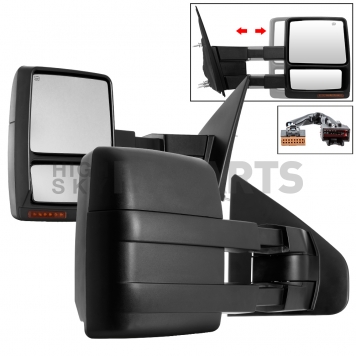 Xtune Exterior Towing Mirror Electric OEM Set Of 2 - 9937644