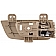 Help! By Dorman Interior Door Handle - Plastic Beige Ivory Housing With Silver Lever Single - 79847