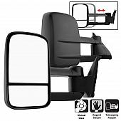 Xtune Exterior Towing Mirror Manual Rectangular Set Of 2 - 9936128