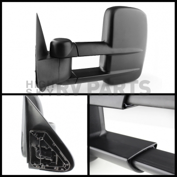 Xtune Exterior Towing Mirror Manual Rectangular Single - 9924927-1