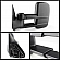 Xtune Exterior Towing Mirror Manual Rectangular Single - 9924927
