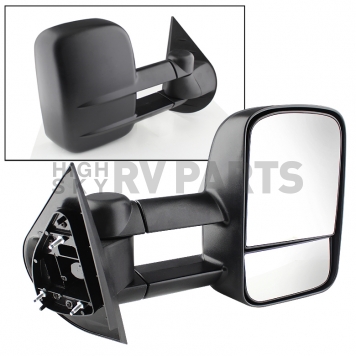 Xtune Exterior Towing Mirror Manual Rectangular Single - 9924989