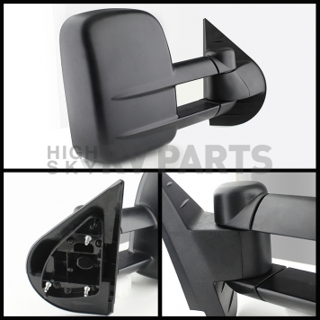 Xtune Exterior Towing Mirror Manual Rectangular Single - 9924989-1