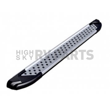 Romik USA Running Board Silver Aluminum Stationary - 69032418