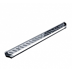 Romik USA Running Board Polished Steel Stationary - 39032418