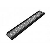 Romik USA Running Board Black Anodized Aluminum Stationary - 80023419
