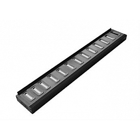 Romik USA Running Board Black Anodized Aluminum Stationary - 80024419