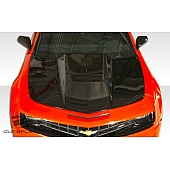 Extreme Dimensions Hood - Primered Fiberglass Black - 105819