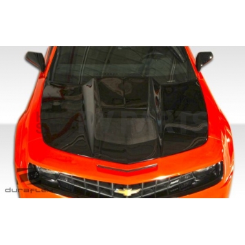 Extreme Dimensions Hood - Primered Fiberglass Black - 105819