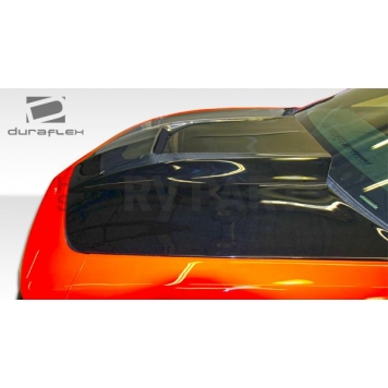 Extreme Dimensions Hood - Primered Fiberglass Black - 105819-6