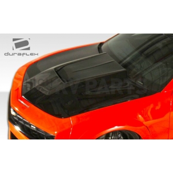 Extreme Dimensions Hood - Primered Fiberglass Black - 105819-8