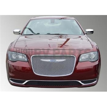 TFP (International Trim) Grille Insert - Mesh Trapezoid ABS Plastic Chrome Plated - 68126GI