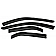 Auto Ventshade (AVS) Rainguard - Smoke Acrylic Set Of 4 - 94988