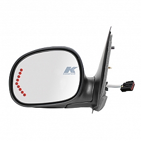 K-Source Exterior Towing Mirror Electric OEM Single - 61206F