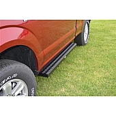 Owens Products Running Board Black Textured Powder Coated Aluminum Stationary - 82347