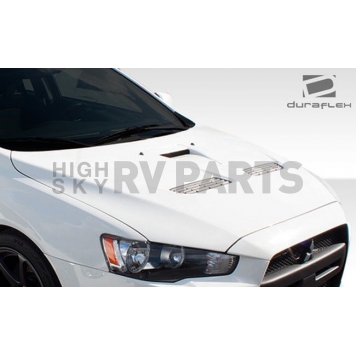 Extreme Dimensions Hood - Primered Fiberglass Black - 106958