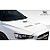 Extreme Dimensions Hood - Primered Fiberglass Black - 106958