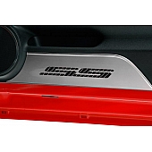 American Car Craft Door Panel Insert - Brushed Black For Lower Half Door - 101016SBLK