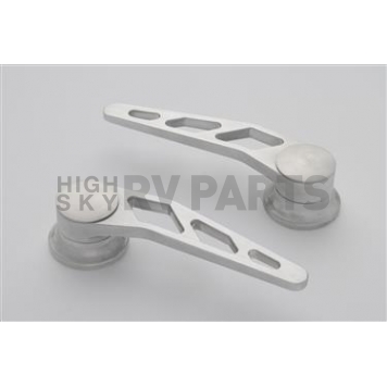 Lokar Performance Interior Door Handle - Silver Brushed Aluminum Set Of 2 - IDH2006