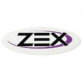 Zex Decal - Purple Background With Black Letters Vinyl - ZEX100