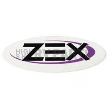 Zex Decal - Purple Background With Black Letters Vinyl - ZEX100