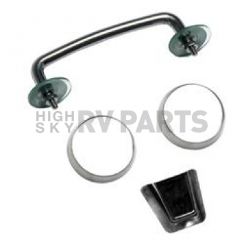 Rugged Ridge Windshield Tie Down - Stainless Steel Silver - 1110105