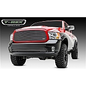 T-Rex Truck Products Grille Insert - Horizontal Bar Rectangular Black Powder Coated Aluminum - 20458B