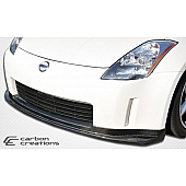 Extreme Dimensions Air Dam Front Lip Carbon Fiber Gloss UV Coated Black - 104221