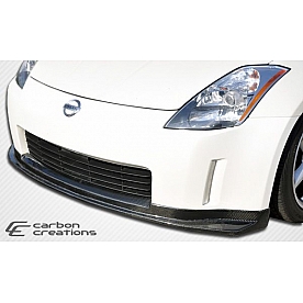 Extreme Dimensions Air Dam Front Lip Carbon Fiber Gloss UV Coated Black - 104221