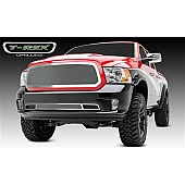 T-Rex Truck Products Grille Insert - Mesh Trapezoid Polished Stainless Steel - 54458