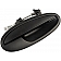 Help! By Dorman Exterior Door Handle - Plastic Black Single - 80536