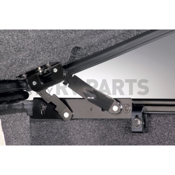 Leer Tonneau Cover Hard Tilt-Up Black Fiberglass - H64DR09PX8-1