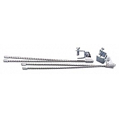 Superior Automotive Curb Indicator - Chrome Plated Silver 10-1/2 Inch Set Of 2 - 266331