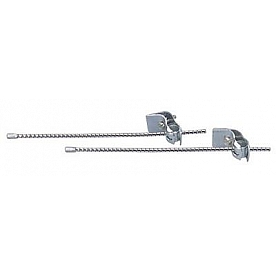 Superior Automotive Curb Indicator - Chrome Plated Silver 10 Inch Set Of 2 - 266441
