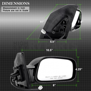 Xtune Exterior Mirror Power OEM Single - 9935213-4