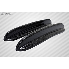 Extreme Dimensions Bumper Protector Gloss Black Carbon Fiber - 112023