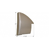 Icon Body Corner Guard - ABS Plastic Silver Metallic Single - 12183
