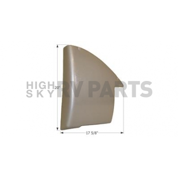 Icon Body Corner Guard - ABS Plastic Silver Metallic Single - 12183