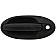 Help! By Dorman Exterior Door Handle - Plastic Black Single - 79103