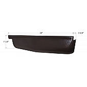 Icon Body Corner Guard - ABS Plastic Black Single - 12894