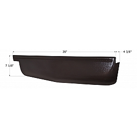 Icon Body Corner Guard - ABS Plastic Black Single - 12894