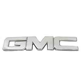 All Sales Emblem - GMC Silver Aluminum - 96510P