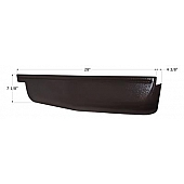 Icon Body Corner Guard - ABS Plastic Black Single - 12895