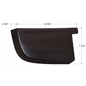 Icon Body Corner Guard - ABS Plastic Black Single - 12896