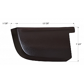 Icon Body Corner Guard - ABS Plastic Black Single - 12897