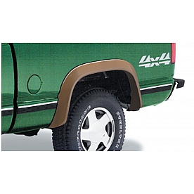 Bushwacker Fender Flare - Black Dura-Flex 2000 ABS Smooth Plastic Matte Set Of 2 - 4000801