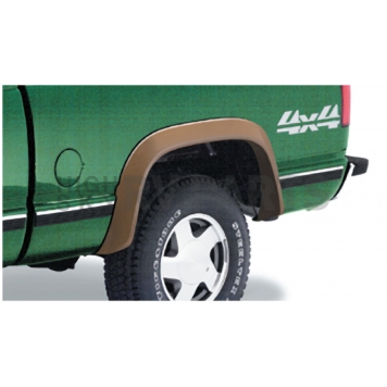 Bushwacker Fender Flare - Black Dura-Flex 2000 ABS Smooth Plastic Matte Set Of 2 - 4000801