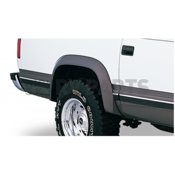 Bushwacker Fender Flare - Black Dura-Flex 2000 ABS Smooth Plastic Matte Set Of 2 - 4000801-1