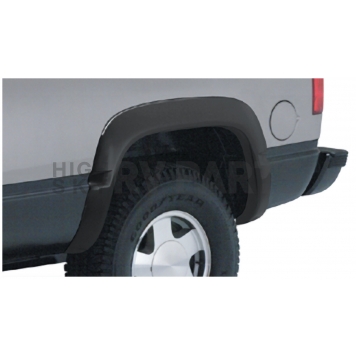 Bushwacker Fender Flare - Black Dura-Flex 2000 ABS Smooth Plastic Matte Set Of 2 - 4000801-4