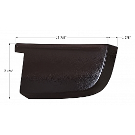Icon Body Corner Guard - ABS Plastic Black Single - 14153